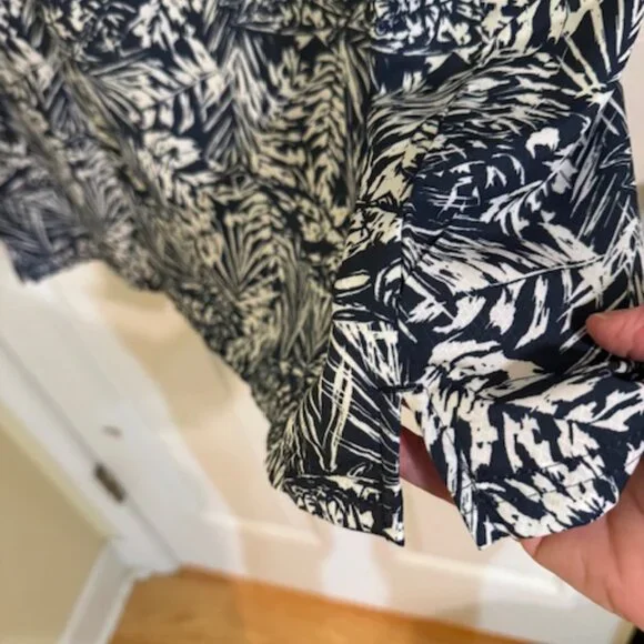 Columbia PFG Tamiami Men's Navy Shirt Fishing Gear UPF 30 Vented Short Sleeve M - Picture 5 of 6